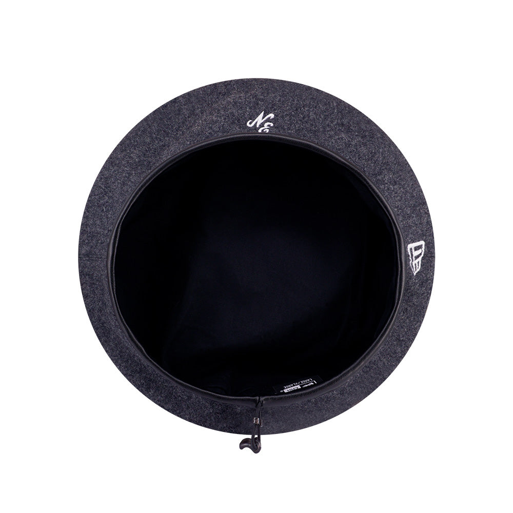 New Era Street Class Charcoal Beret Hat