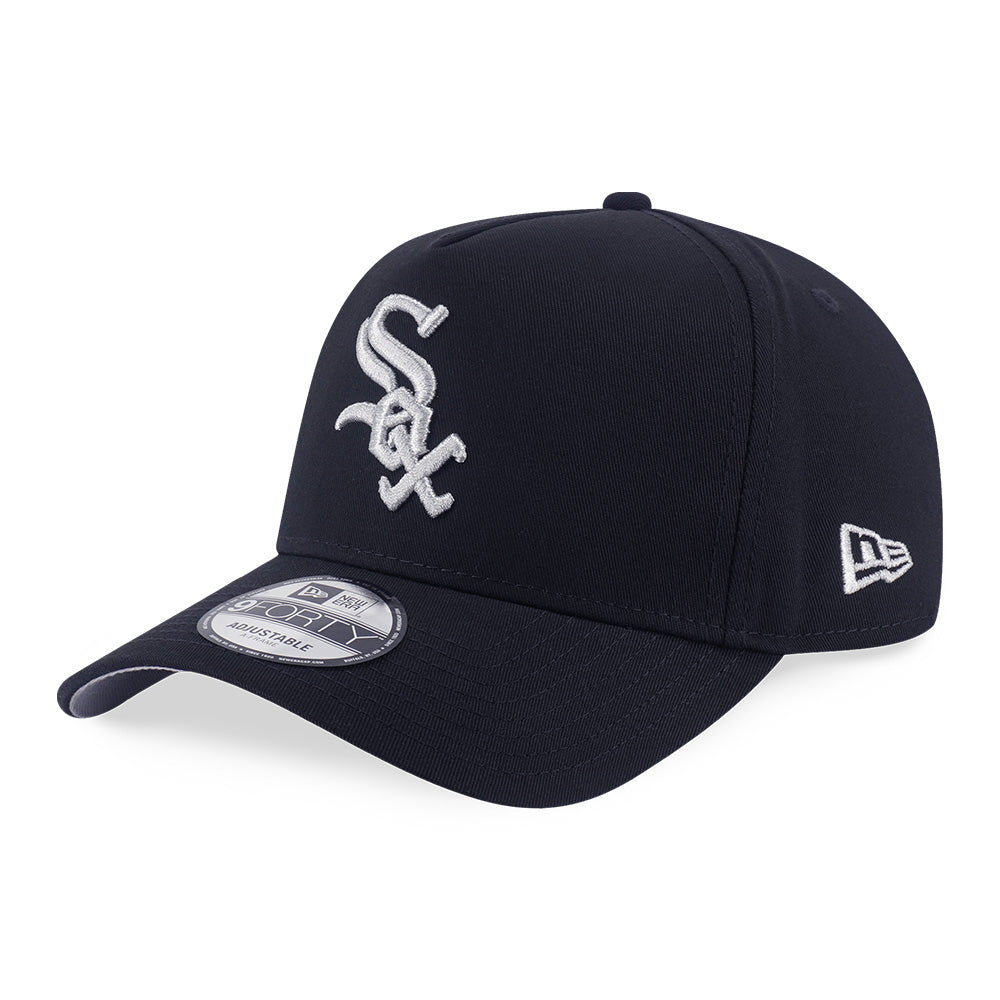 New Era Chicago White Sox Street Culture Black 9FORTY A-Frame Snapback Cap