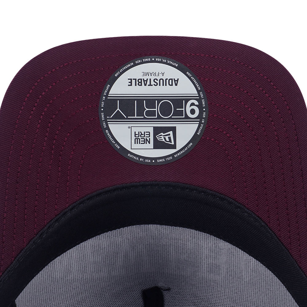 New Era Street Class Maroon 9FORTY A-Frame Snapback Cap
