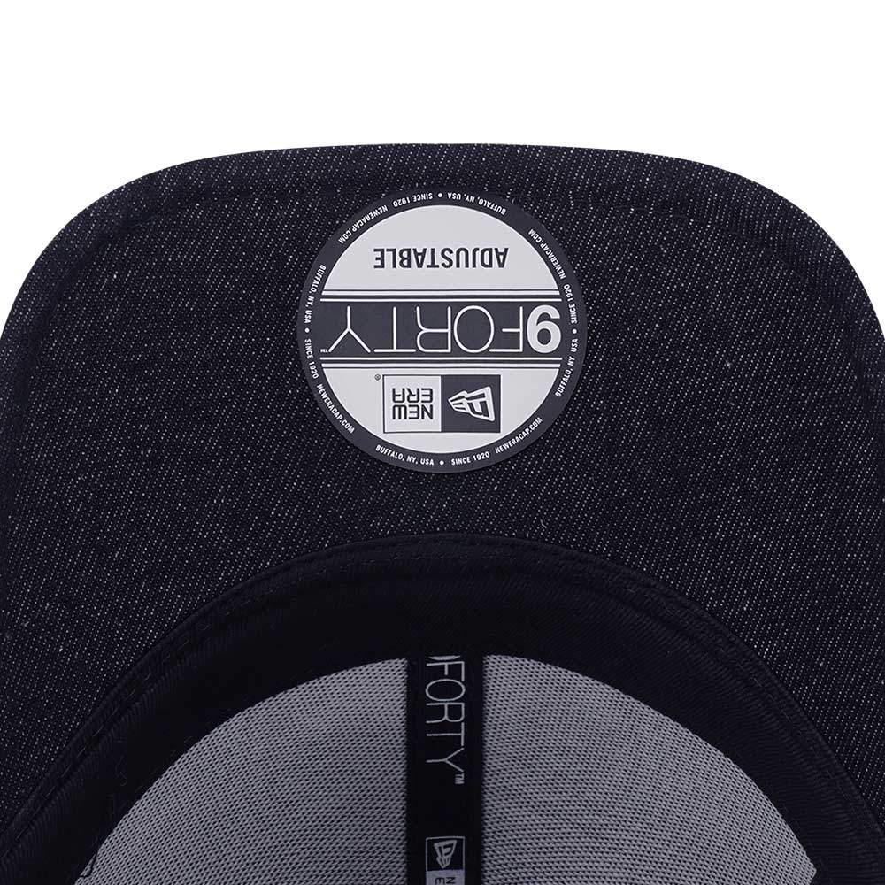 New Era Street Swing Logo Black 9FORTY Adjustable Cap