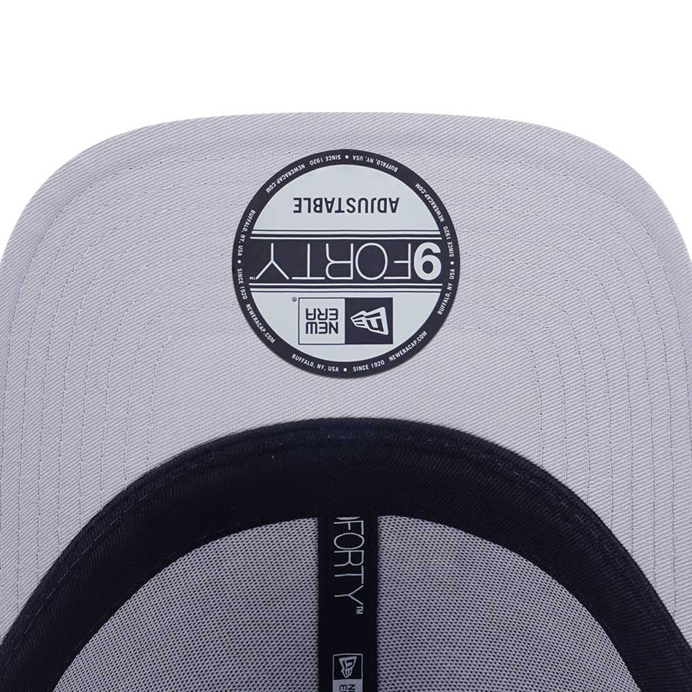 New Era Wordmark Street Swing Dolphin Grey 9FORTY Adjustable Cap