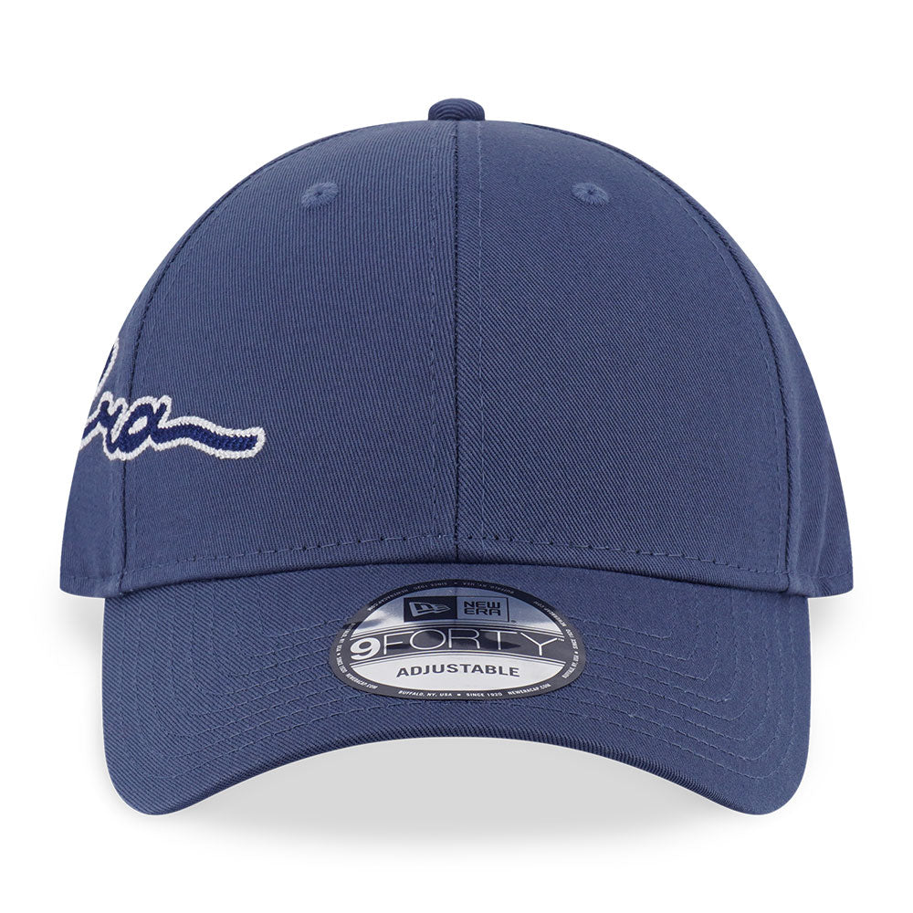 New Era Side Script Basic FW25 Muted Indigo 9FORTY Adjustable Cap