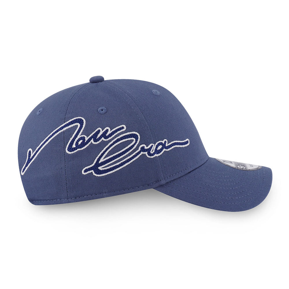 New Era Side Script Basic FW25 Muted Indigo 9FORTY Adjustable Cap