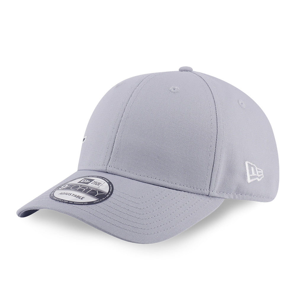 New Era Side Script Basic FW25 Dolphin Grey 9FORTY Adjustable Cap