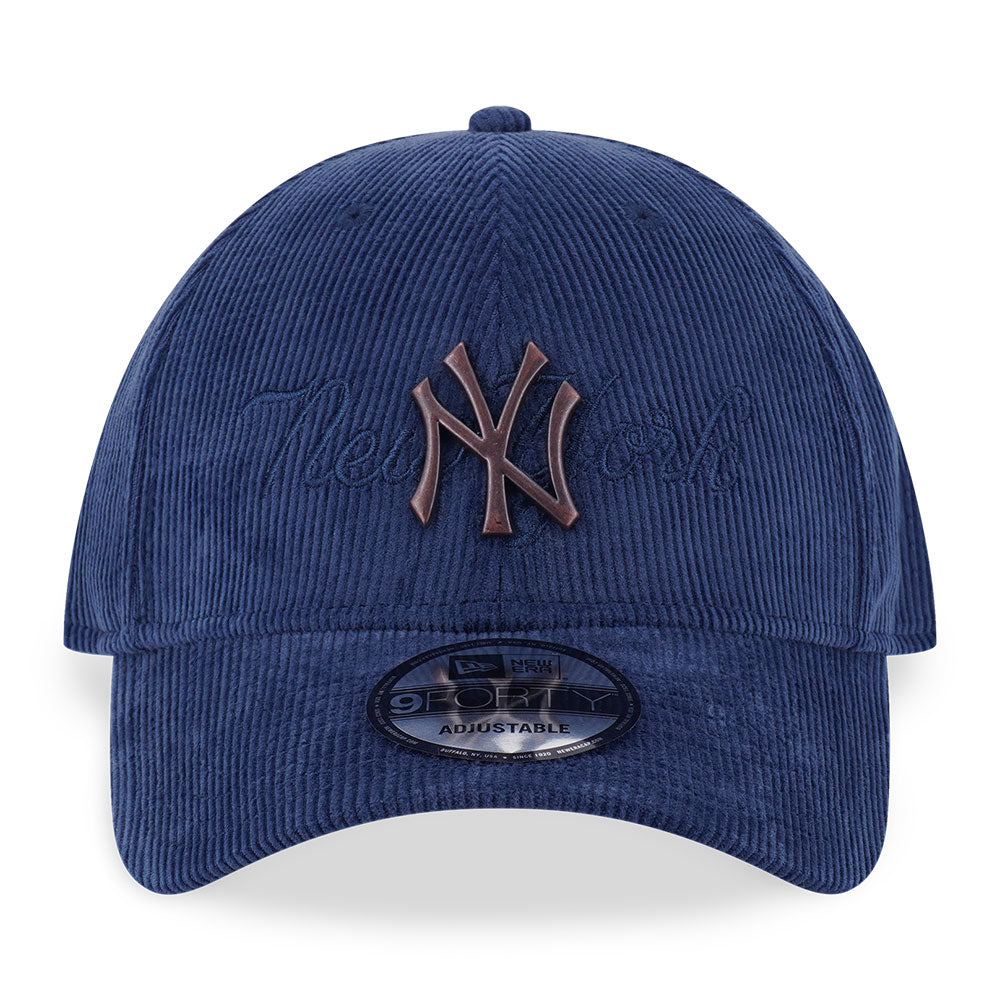 New Era New York Yankees Metal Copper Muted Indigo 9FORTY Adjustable Cap