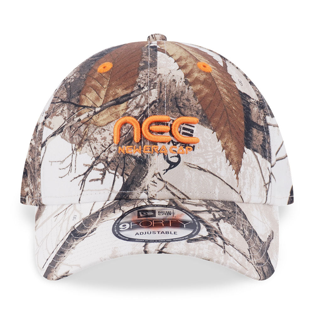 New Era Earthy Skin Real Tree Snow 9FORTY Adjustable Cap