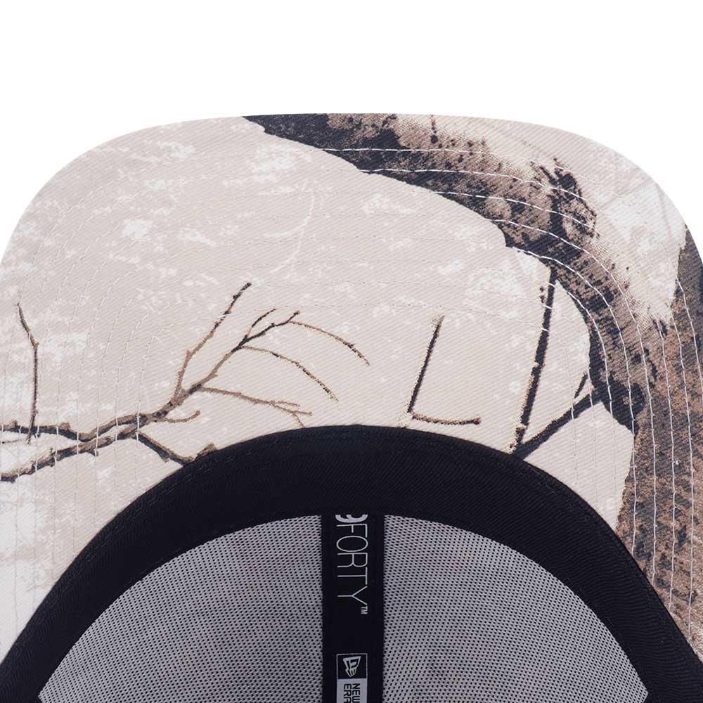 New Era Earthy Skin Real Tree Snow 9FORTY Adjustable Cap