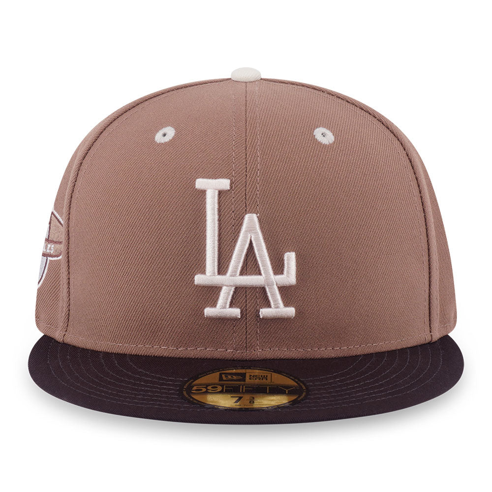New Era Los Angeles Dodgers 5950 Pack Iced Latte Khaki 59FIFTY Fitted Cap