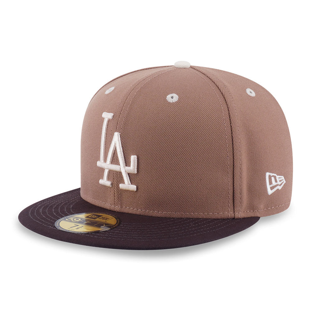 New Era Los Angeles Dodgers 5950 Pack Iced Latte Khaki 59FIFTY Fitted Cap
