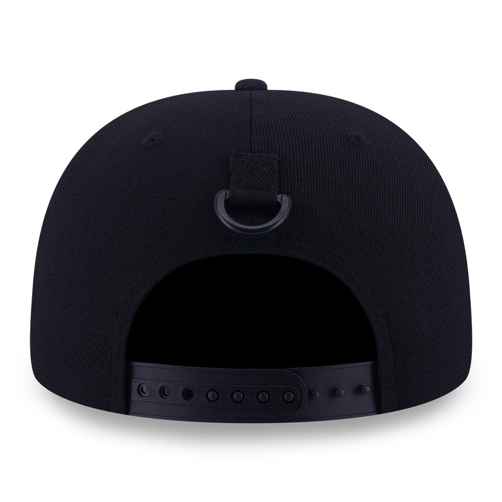 New Era Mountain Logo FW25 Black 9FIFTY Split Panel Snapback Cap