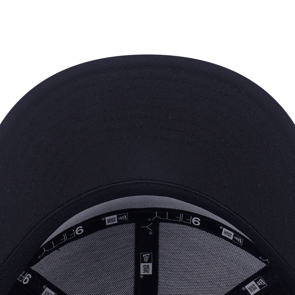 New Era Mountain Logo FW25 Black 9FIFTY Split Panel Snapback Cap
