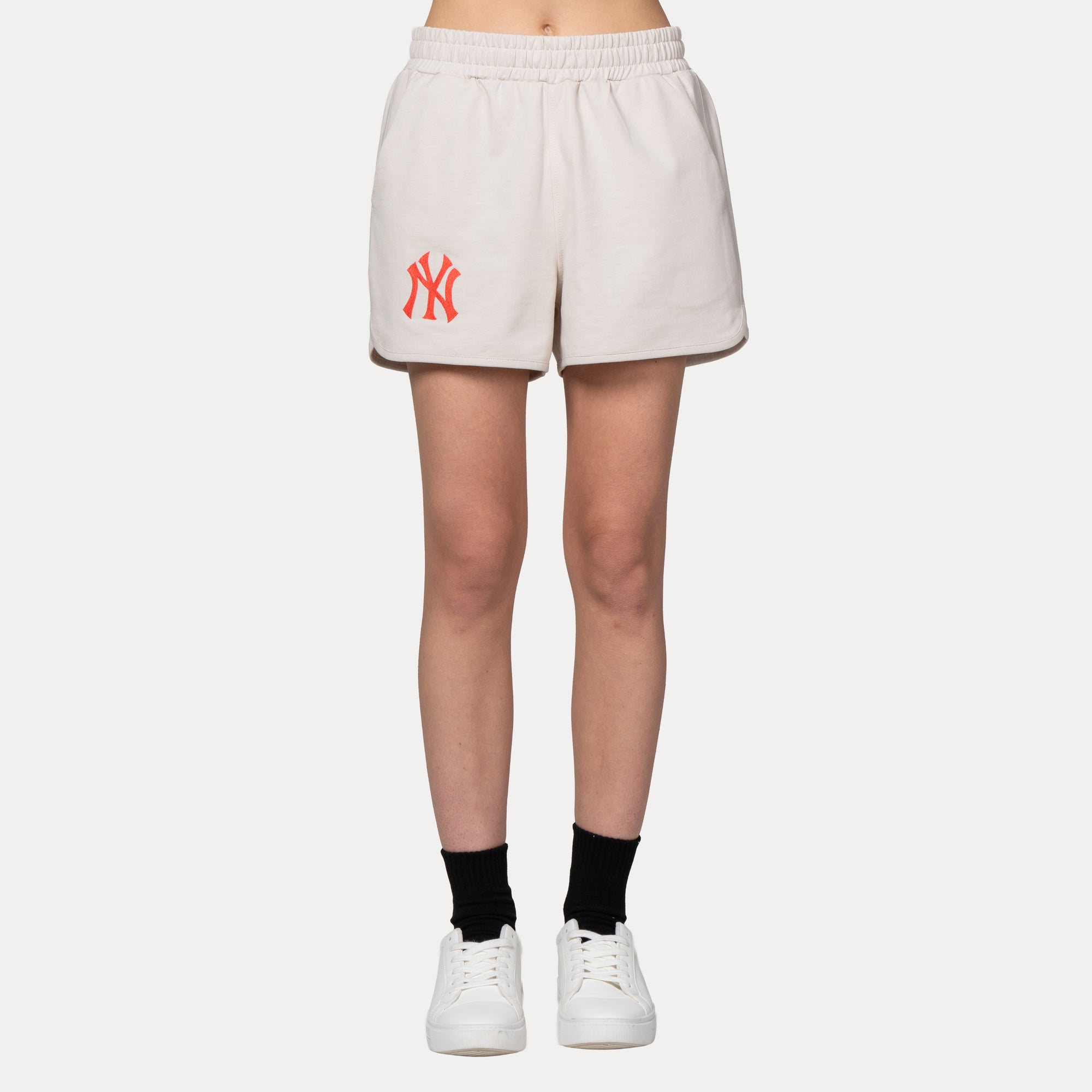 New Era New York Yankees Color Era FW25 Stone Women Knit Shorts