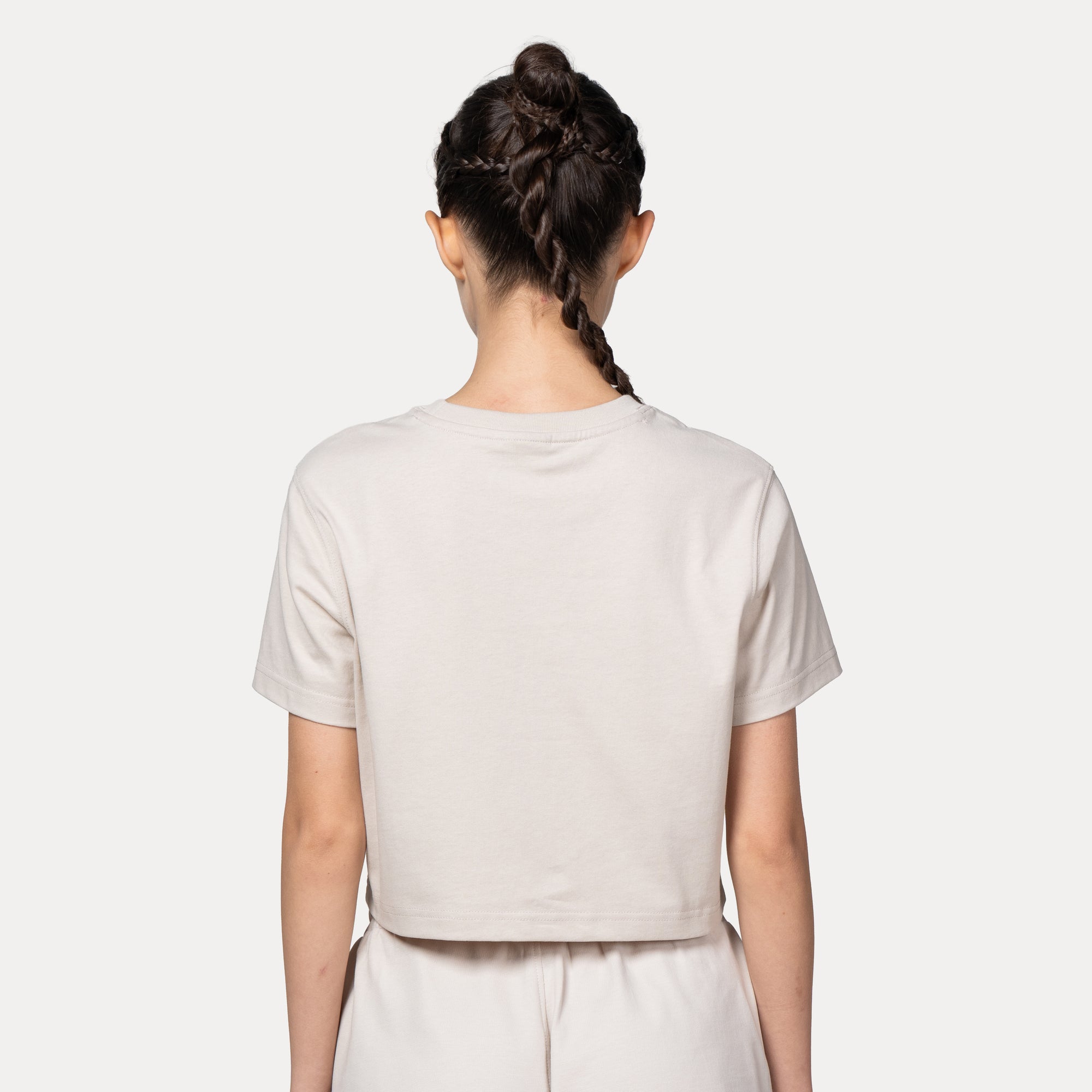 New Era New York Yankees Color Era FW25 Stone Women Crop Top Short Sleeve T-Shirt