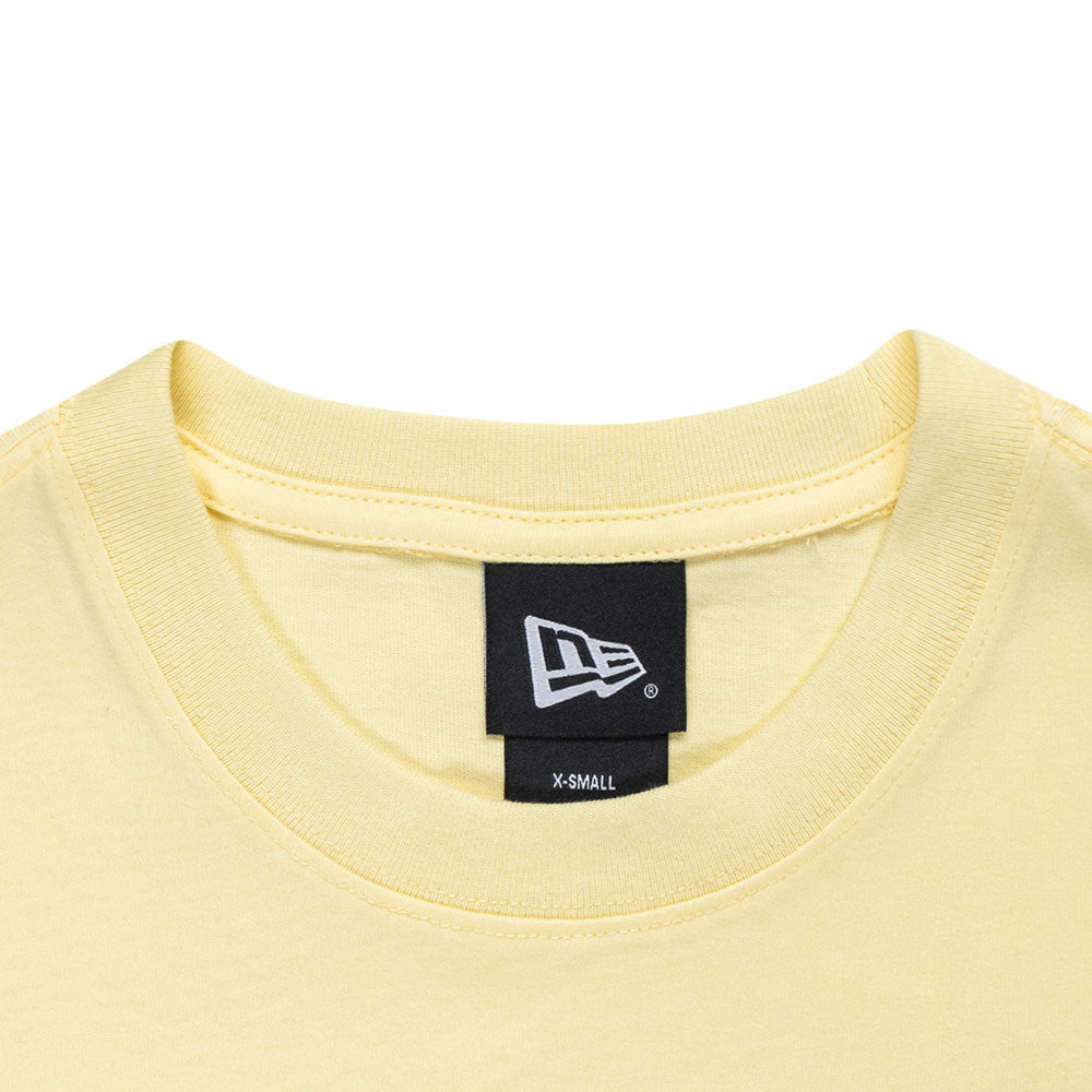 New Era New York Yankees Color Era FW25 Power Yellow Women Crop Top Short Sleeve T-Shirt