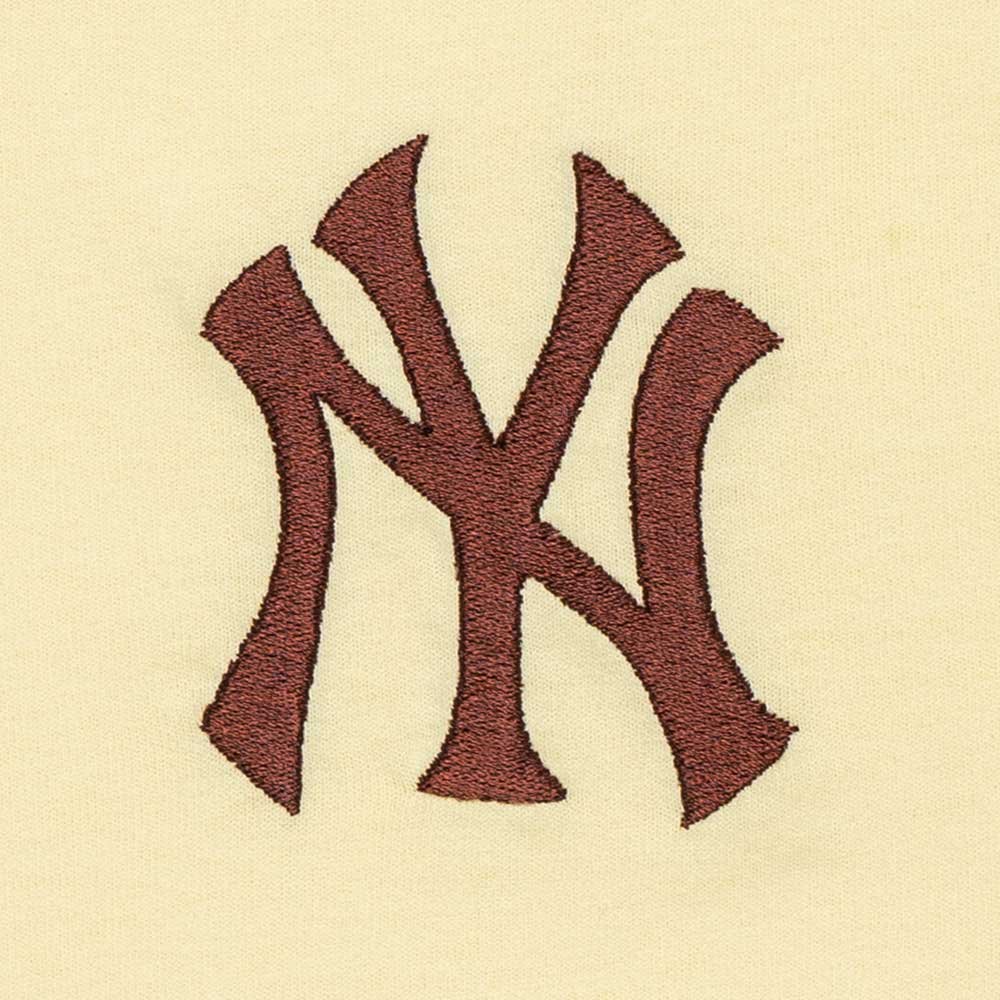 New Era New York Yankees Color Era FW25 Power Yellow Women Crop Top Short Sleeve T-Shirt