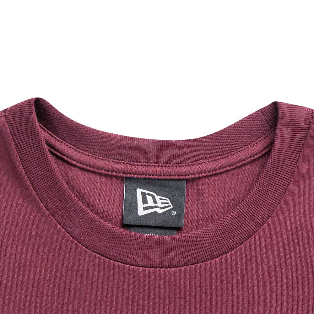 New Era Los Angeles Dodgers Color Era FW25 Maroon Women Crop Top Short Sleeve T-Shirt