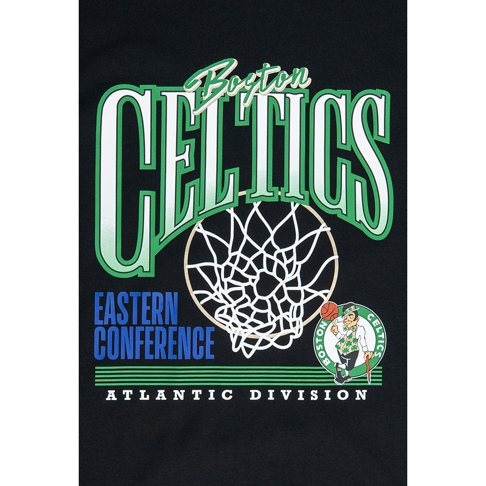 New Era Boston Celtics Infilled Black COOLERA Short Sleeve T-Shirt