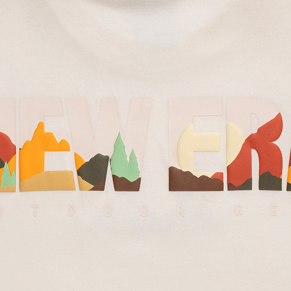 New Era Mountain Logo FW25 Chrome White COOLERA Short Sleeve T-Shirt