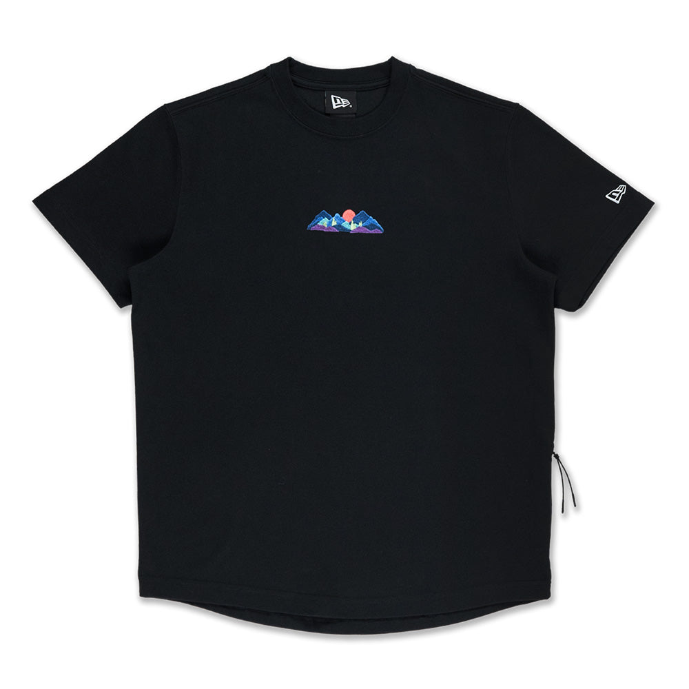 New Era Mountain Logo FW25 Black COOLERA Short Sleeve T-Shirt