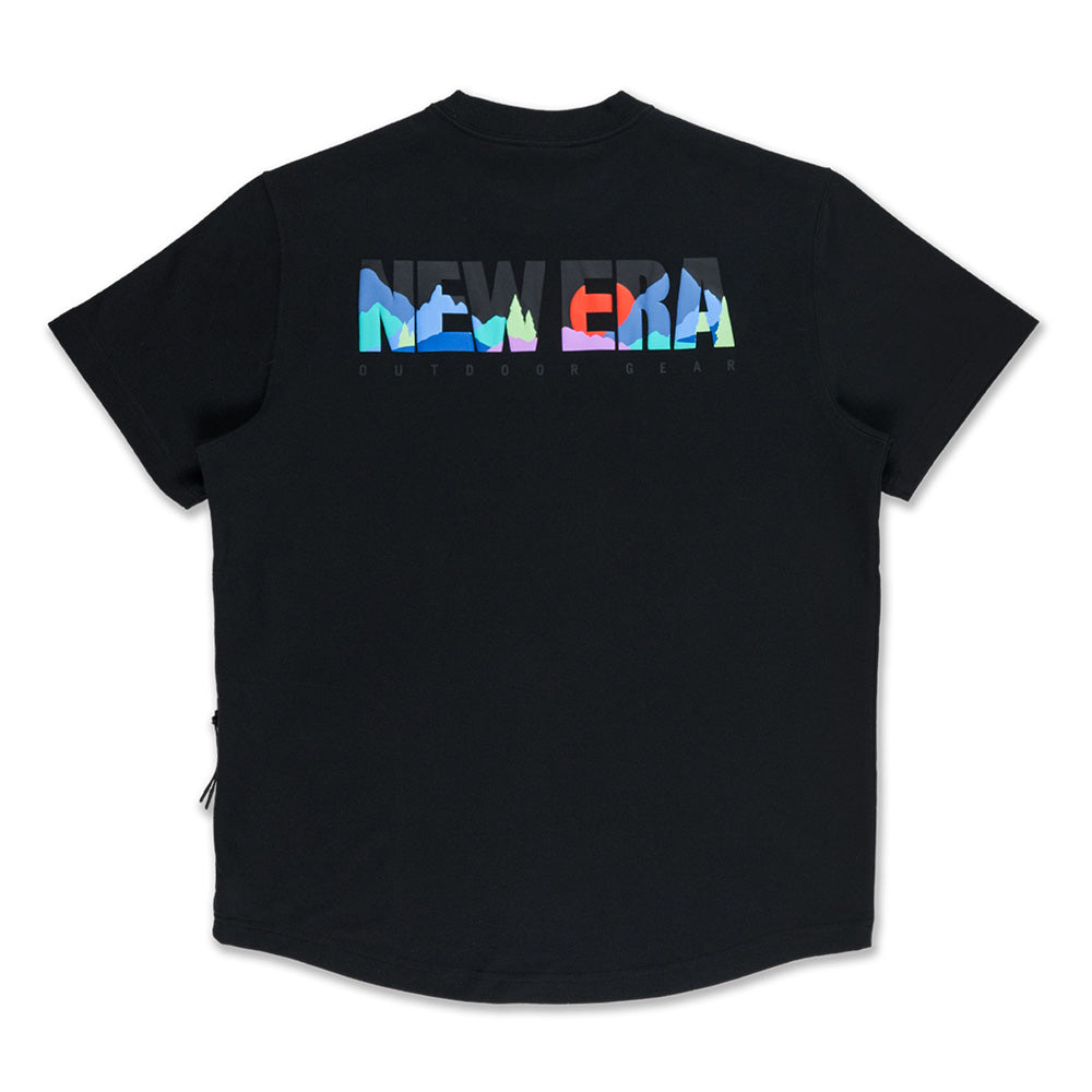 New Era Mountain Logo FW25 Black COOLERA Short Sleeve T-Shirt
