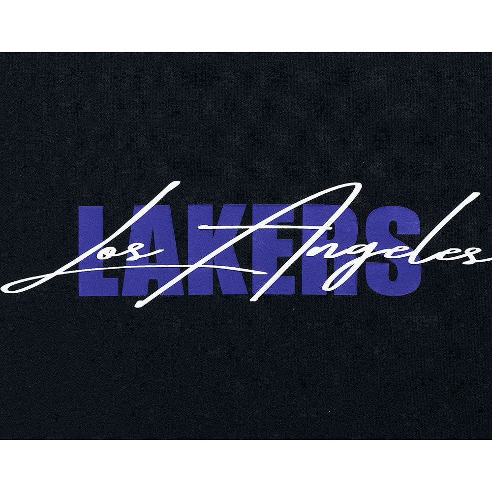 New Era Los Angeles Lakers Mix League Script Black COOLERA Short Sleeve T-Shirt