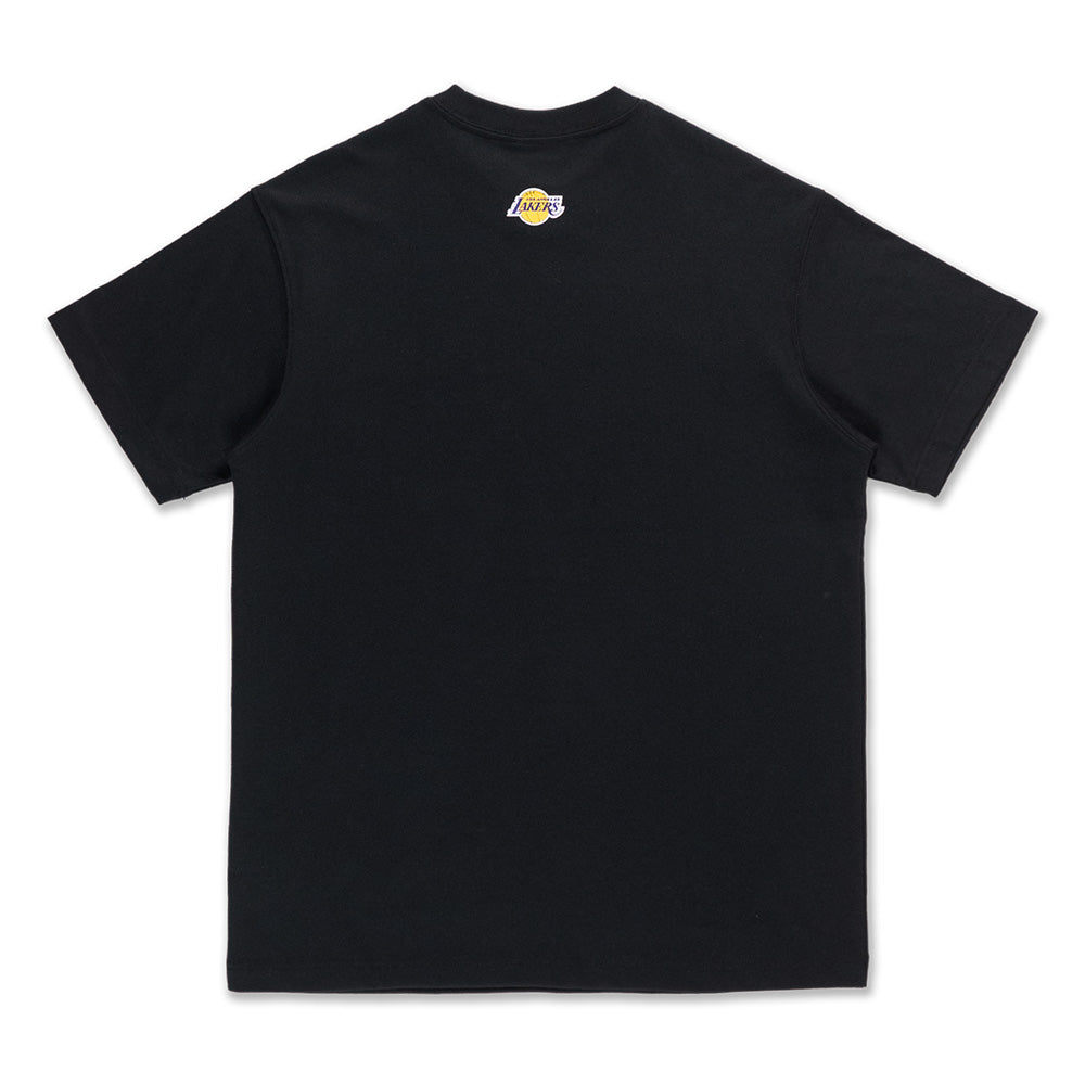 New Era Los Angeles Lakers Mix League Script Black COOLERA Short Sleeve T-Shirt