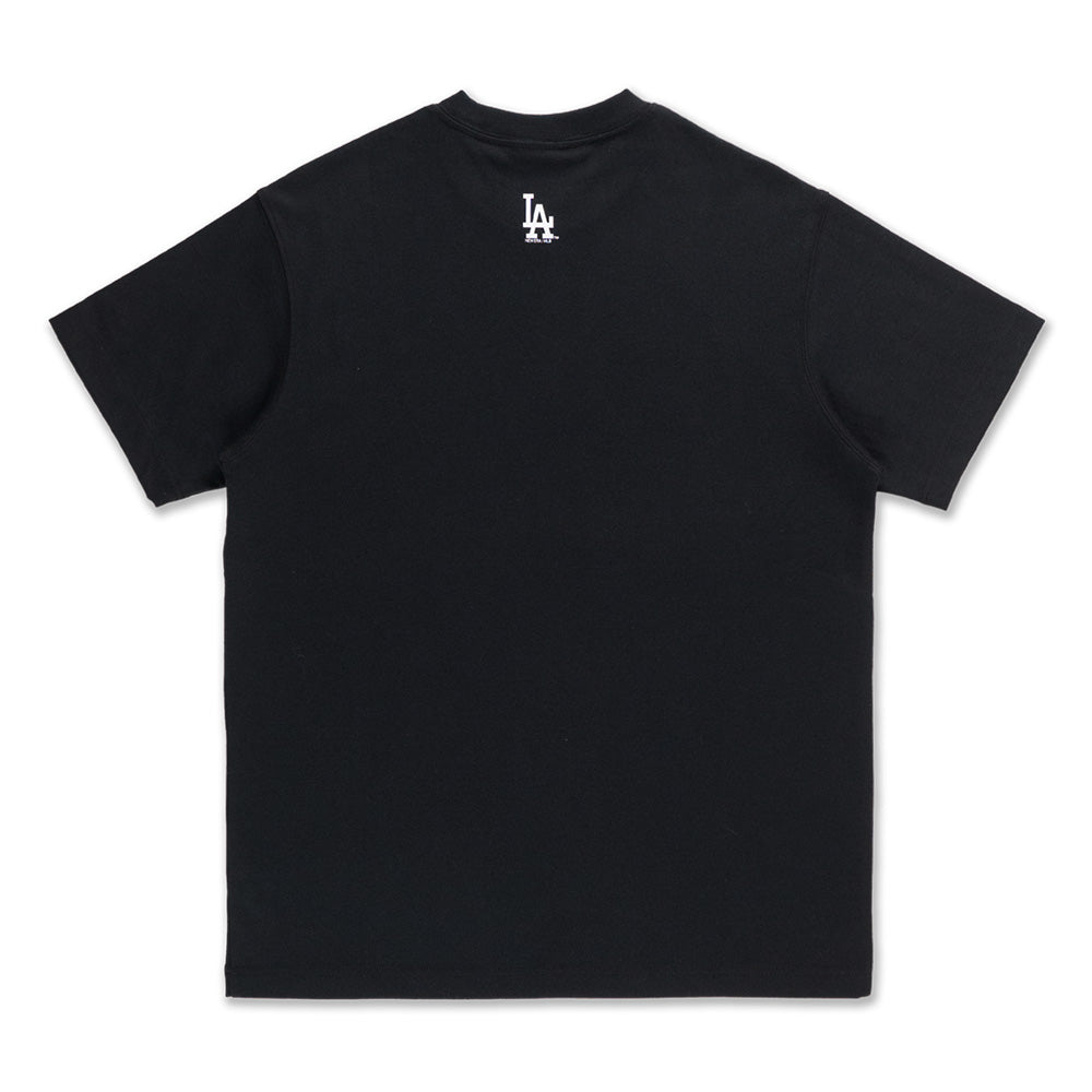 New Era Los Angeles Dodgers Mix League Script Black COOLERA Short Sleeve T-Shirt