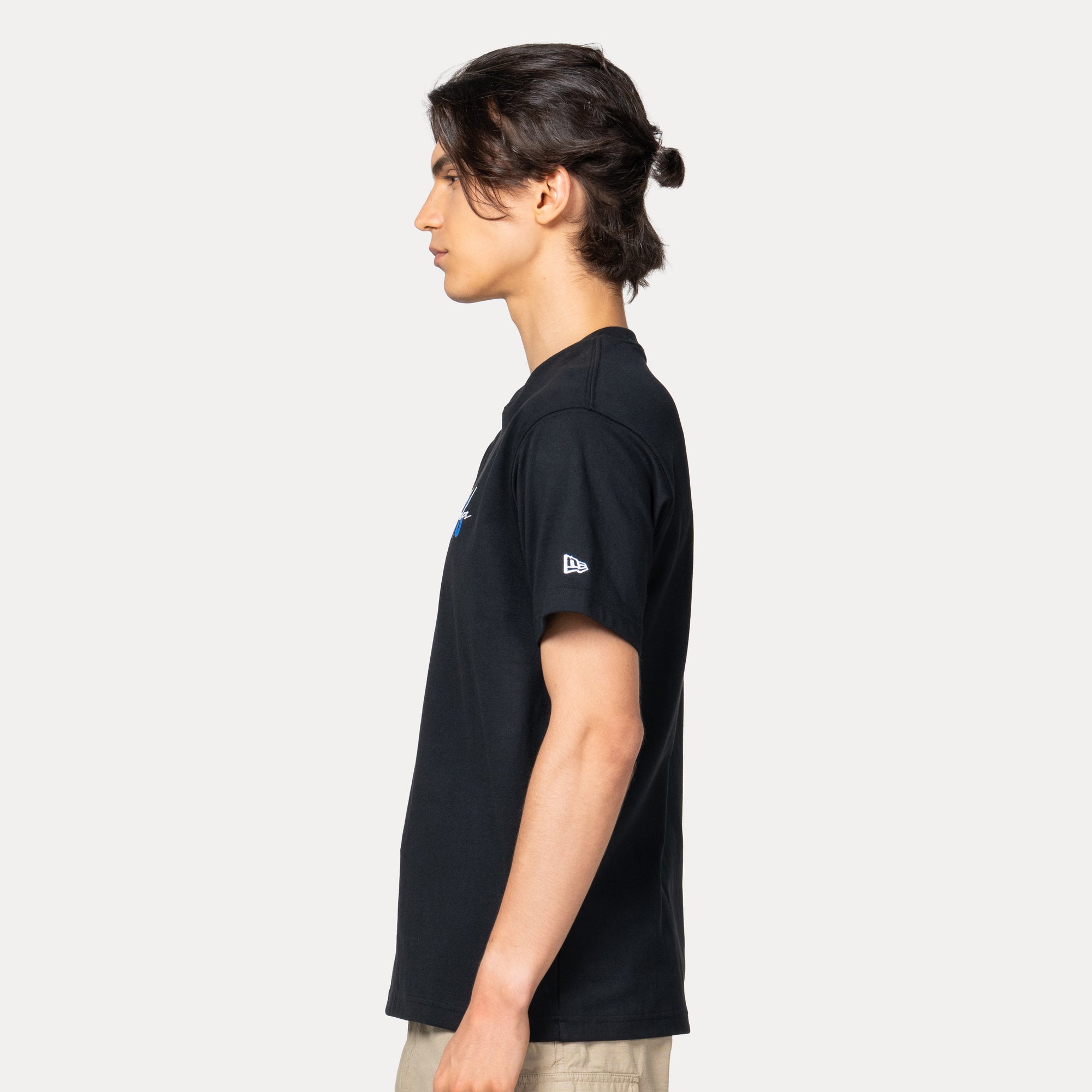 New Era Los Angeles Dodgers Mix League Script Black COOLERA Short Sleeve T-Shirt