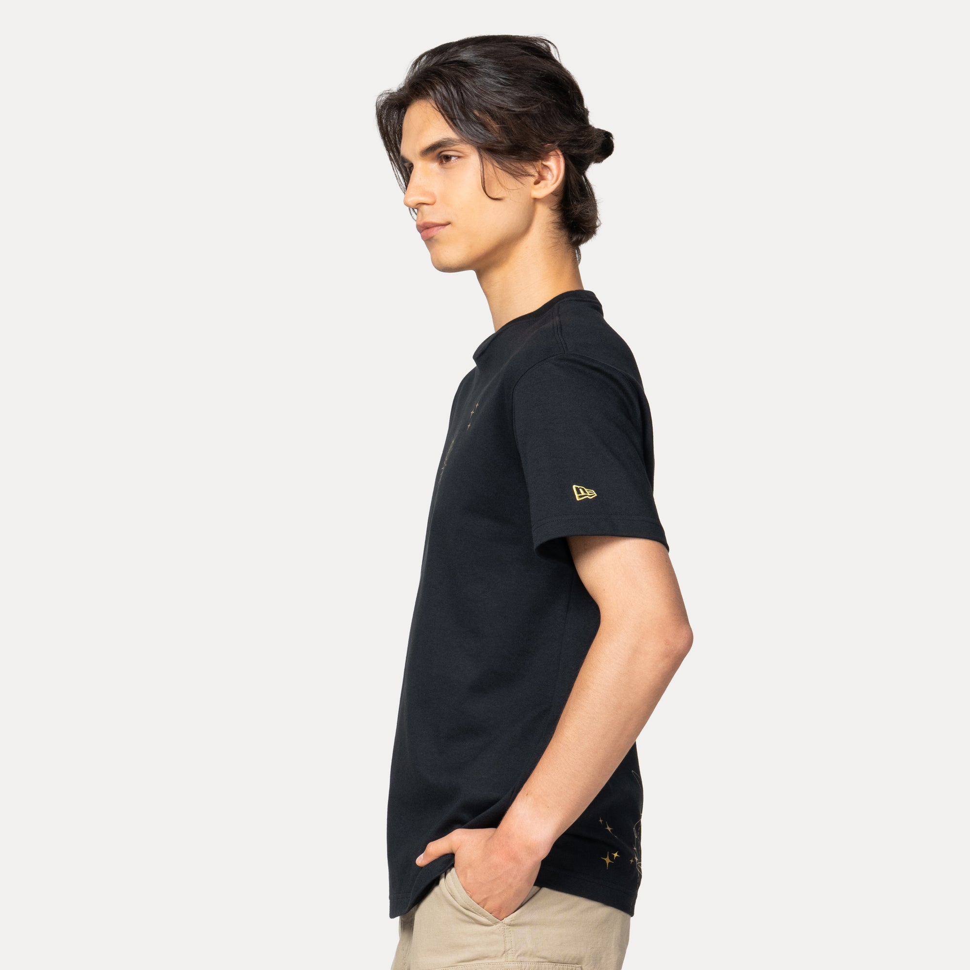 New Era Cosmic Craft Black COOLERA Short Sleeve T-Shirt