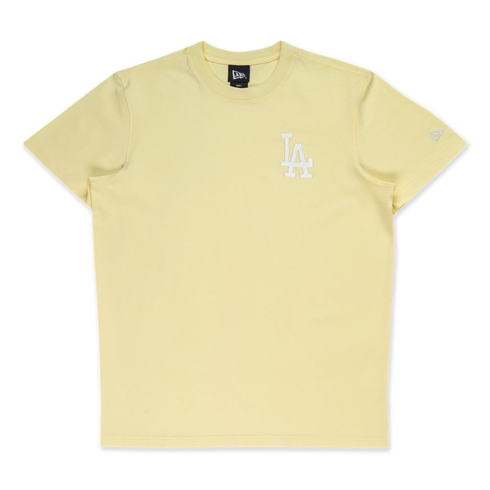 New Era Los Angeles Dodgers Color Era FW25 Powder Yellow Short Sleeve T-Shirt