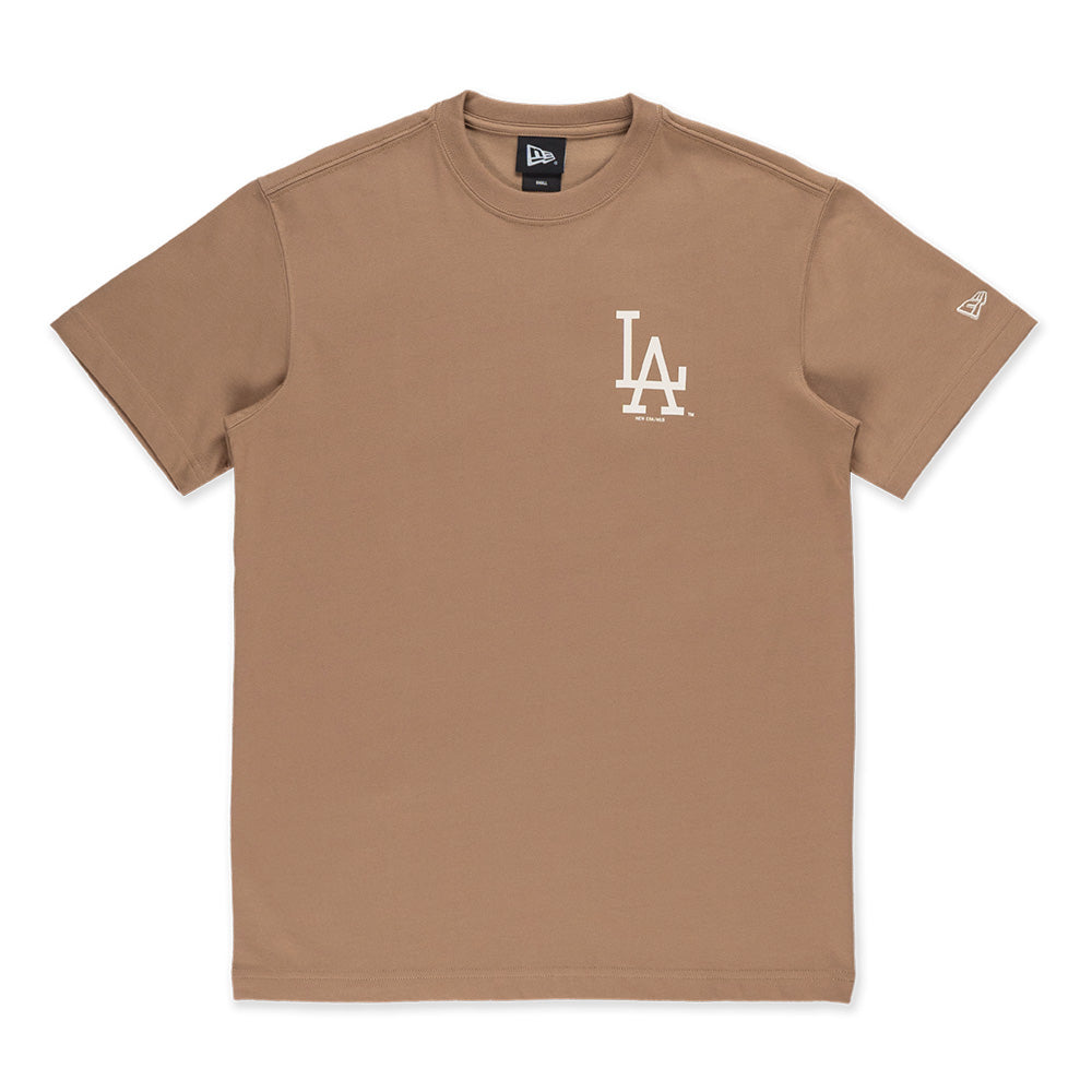 New Era Los Angeles Dodgers 5950 Pack Iced Latte Khaki COOLERA Short Sleeve T-Shirt