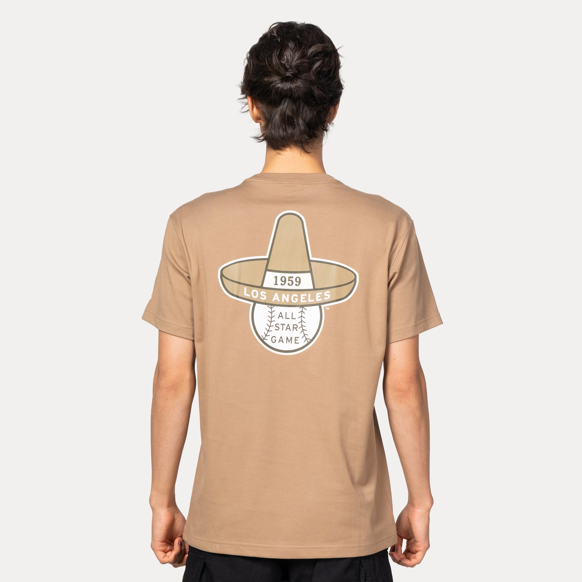 New Era Los Angeles Dodgers 5950 Pack Iced Latte Khaki COOLERA Short Sleeve T-Shirt