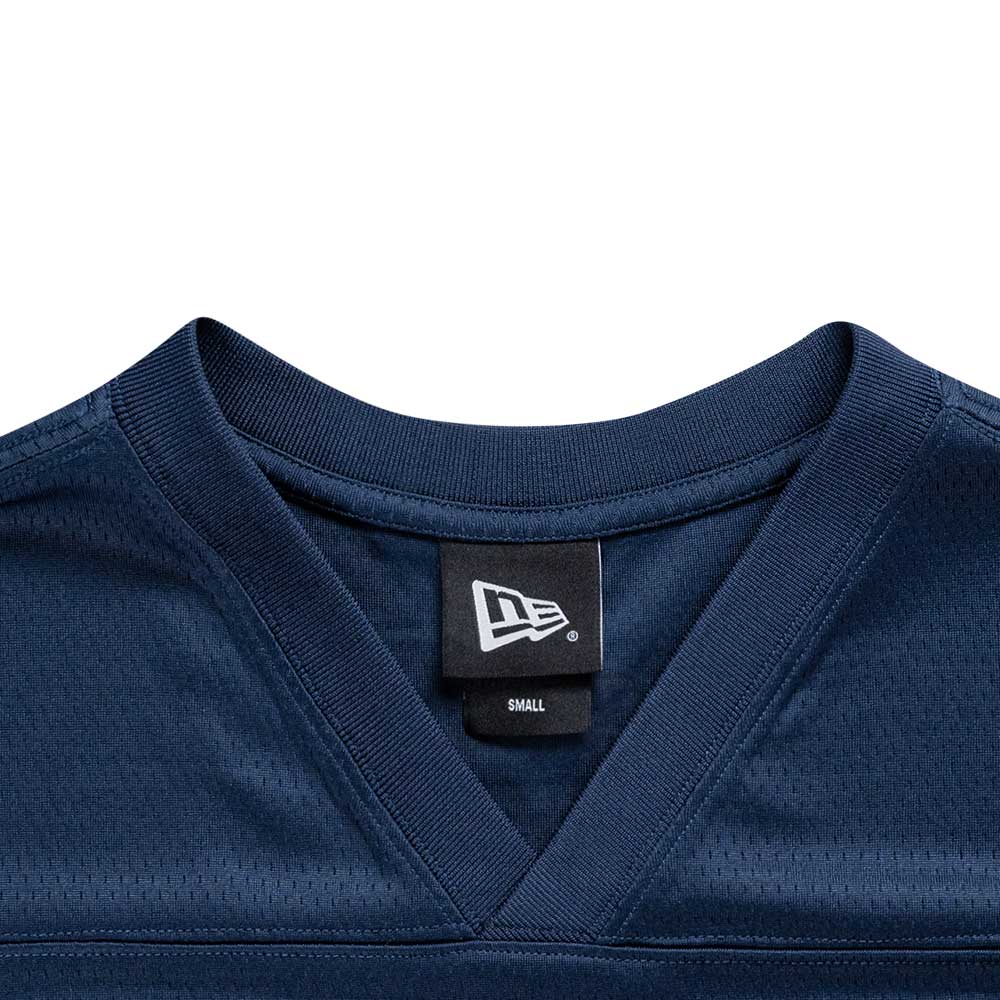 New Era Street Swing Oceanside Blue Oversized Short Sleeve V Neck T-Shirt