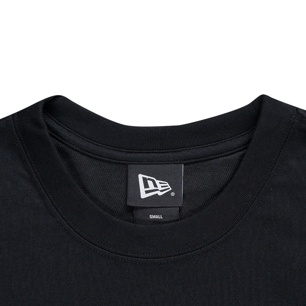 New Era USA Wordmark Trail Runner COOLERA Black Oversized Short Sleeve T-Shirt