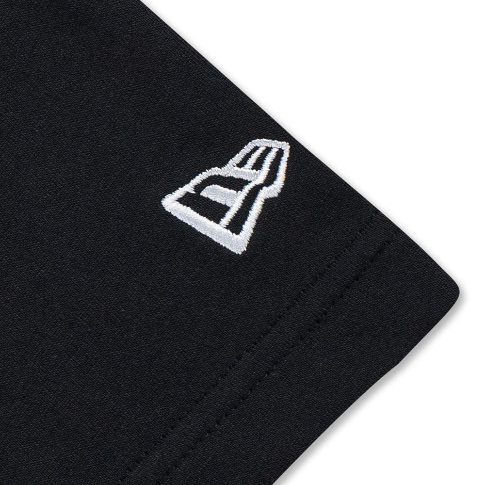 New Era USA Wordmark Trail Runner COOLERA Black Oversized Short Sleeve T-Shirt