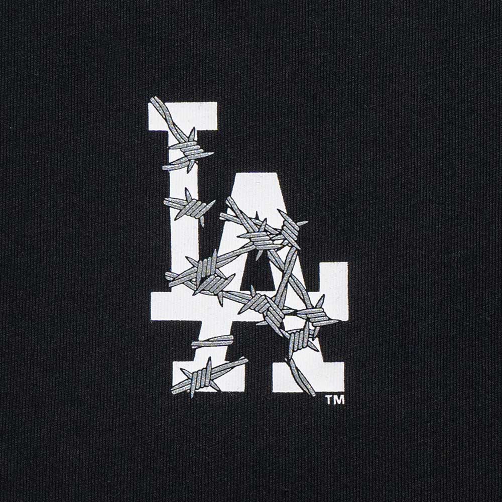 New Era Los Angeles Dodgers Street Graphic Black Oversized Short Sleeve T-Shirt