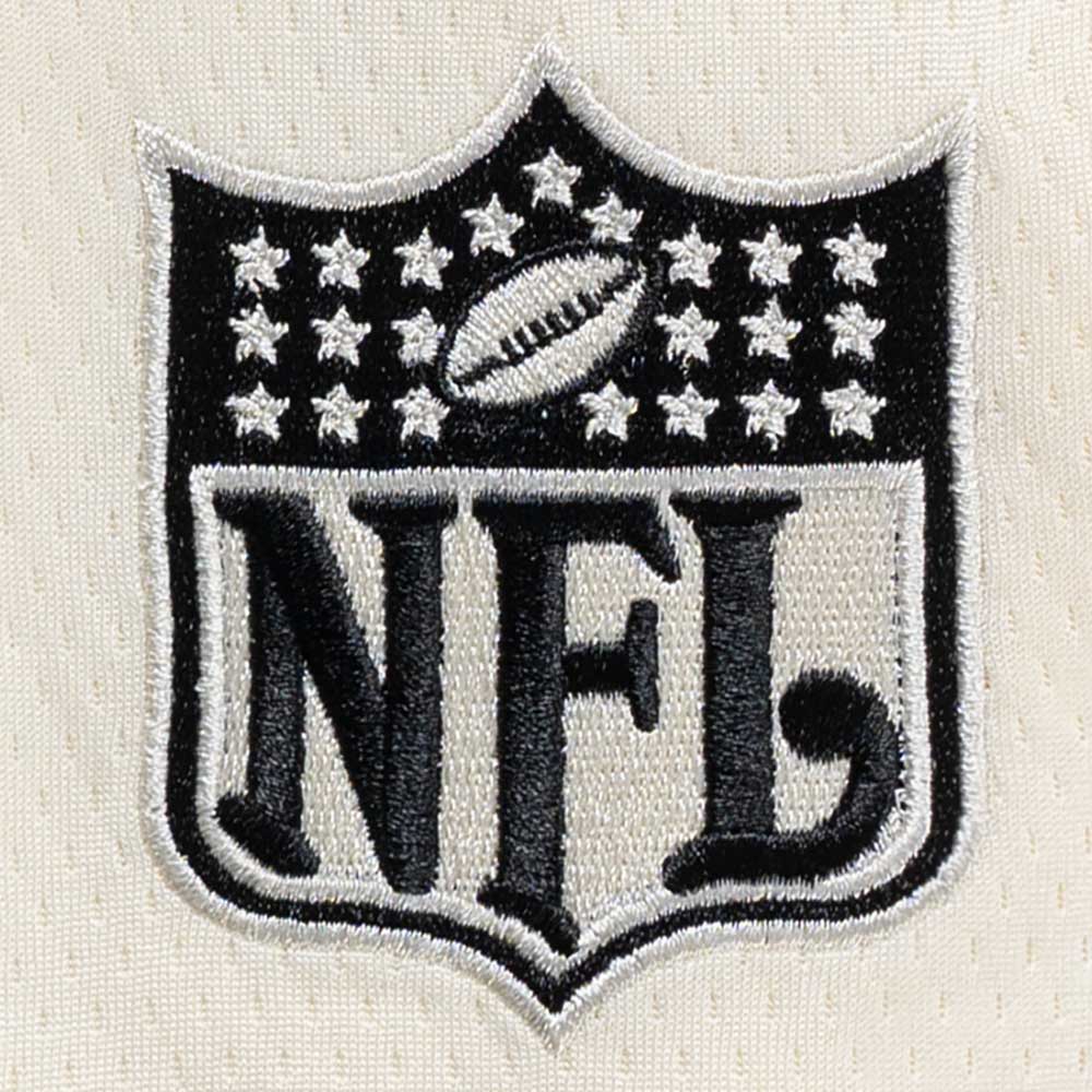 New Era Oakland Raiders Historic Chrome White Oversized Short Sleeve T-Shirt