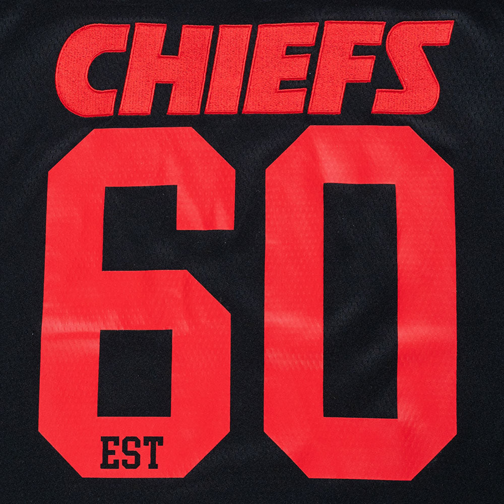 New Era Kansas City Chiefs Historic Black Oversized Short Sleeve T-Shirt