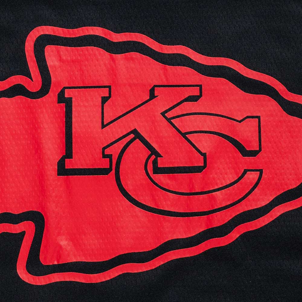 New Era Kansas City Chiefs Historic Black Oversized Short Sleeve T-Shirt