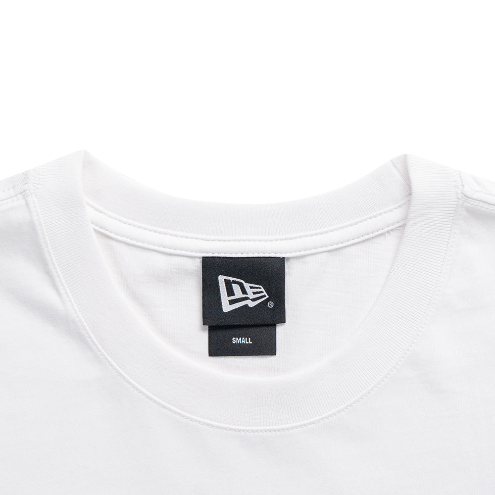 New Era Wordmark 90s Vibe White Oversized Short Sleeve T-Shirt