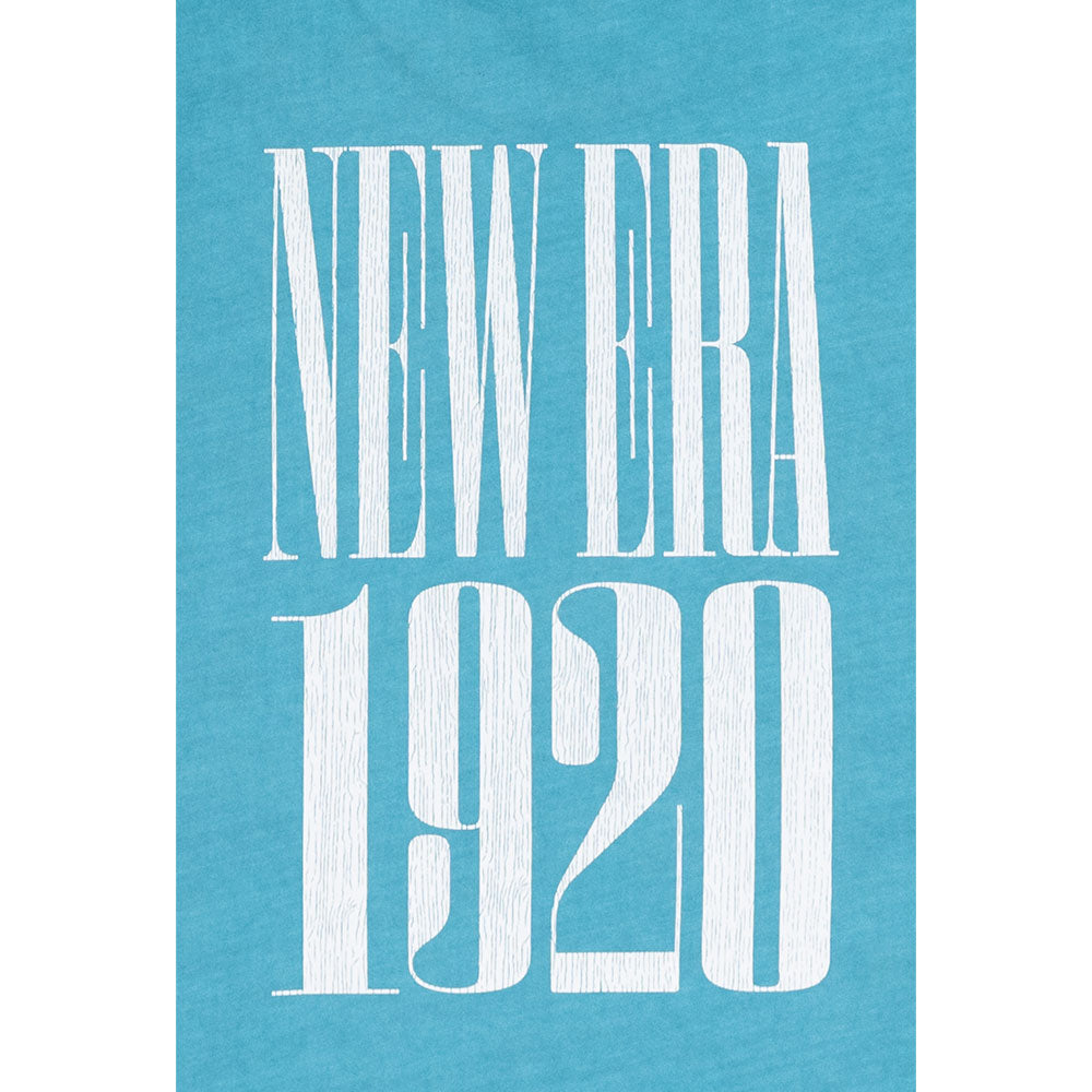 New Era 1920 Wordmark 90s Vibe Blue Foam Oversized Short Sleeve T-Shirt