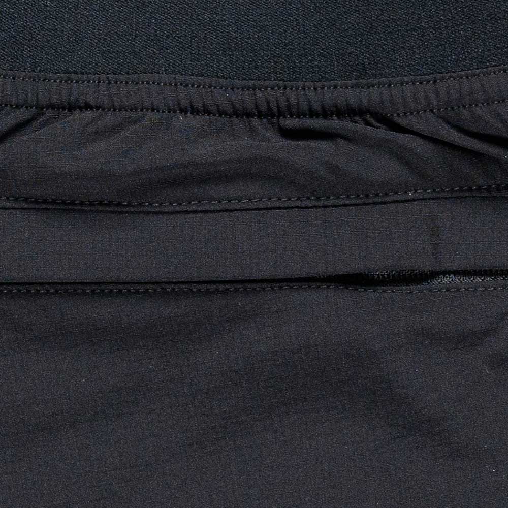 New Era USA Wordmark Trail Runner Black Layered Active Shorts