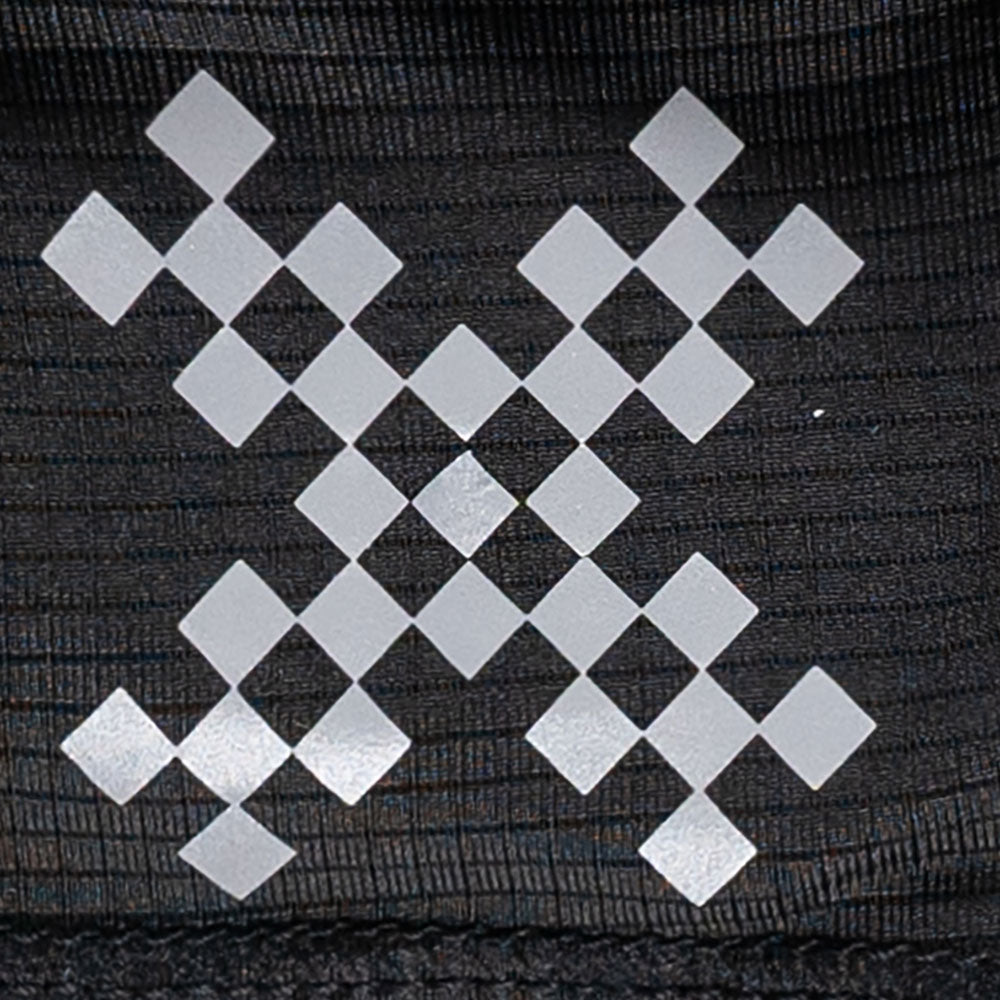 New Era USA Wordmark Trail Runner Black Layered Active Shorts