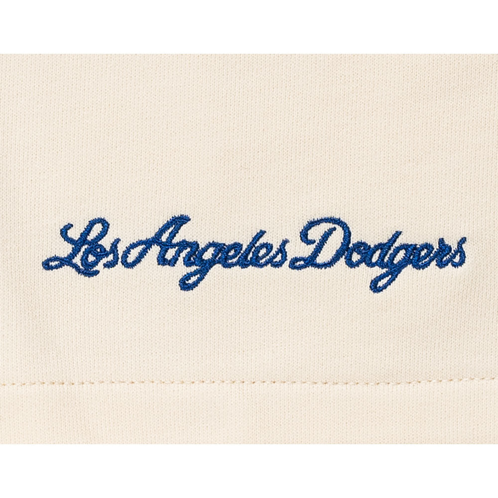 New Era Los Angeles Dodgers Harvest Merch Chrome White Knit Shorts