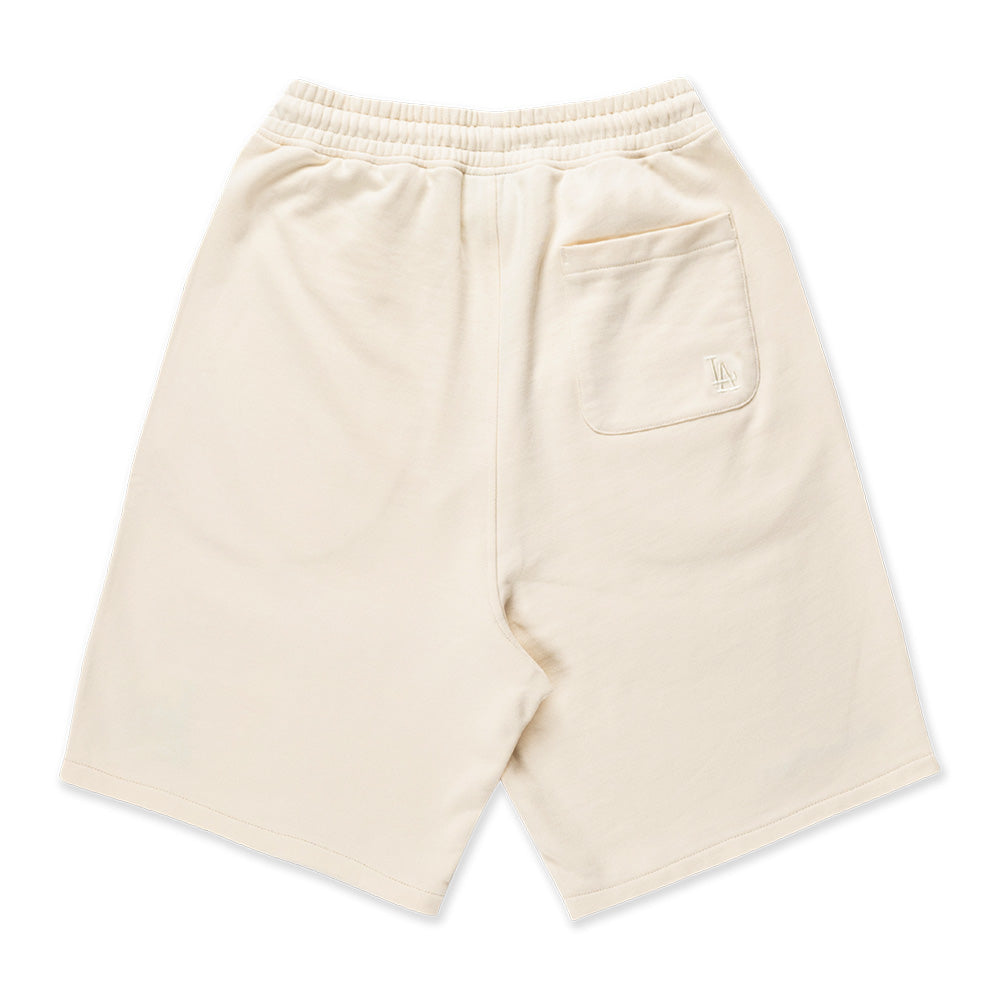 New Era Los Angeles Dodgers Harvest Merch Chrome White Knit Shorts