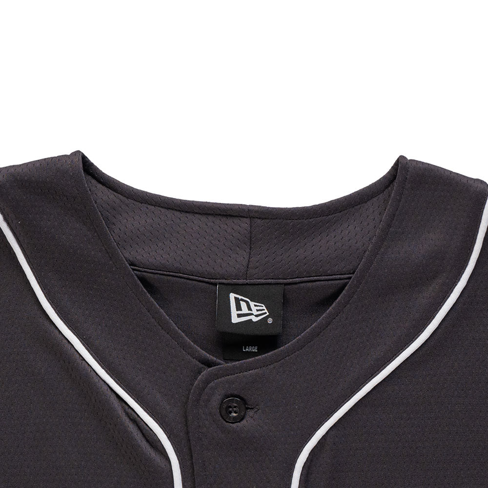 New Era Wordmark Street Graphic Graphite Baseball Jersey
