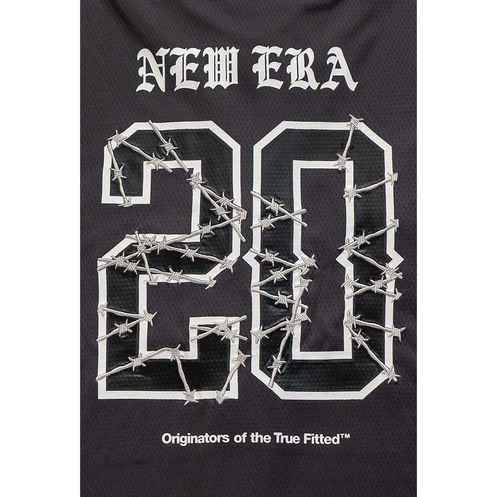 New Era Wordmark Street Graphic Graphite Baseball Jersey