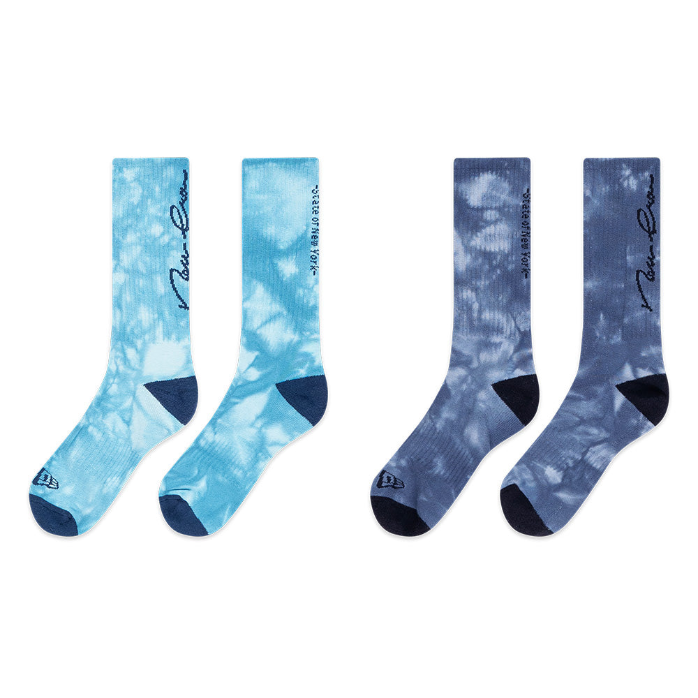 New Era Basic FW25 Blue Foam Tie Tyed Socks