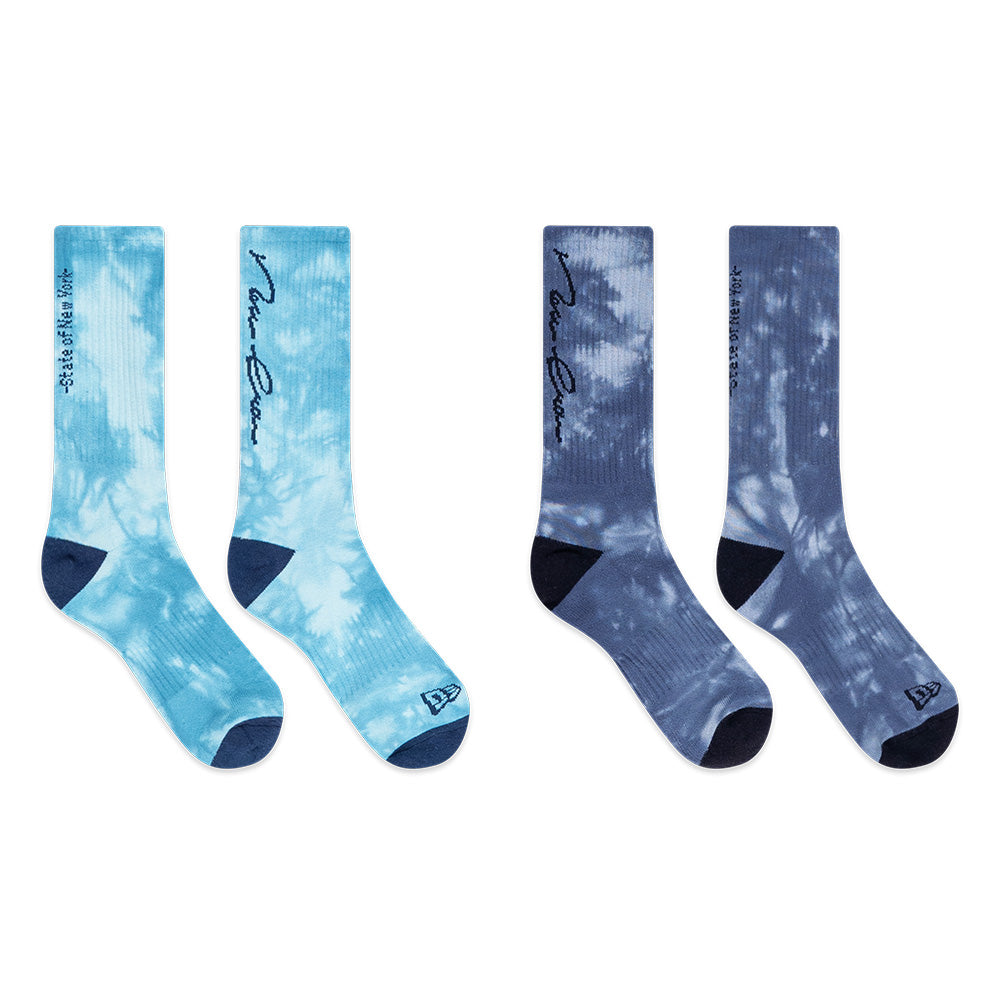 New Era Basic FW25 Blue Foam Tie Tyed Socks