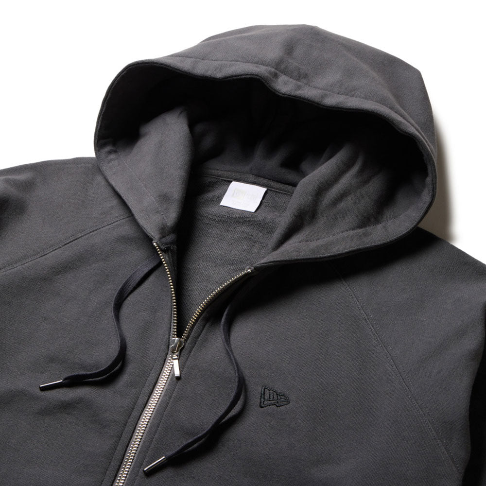 New Era Wordmark Garment Dye Black Hoodie